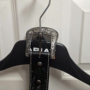 Shyanne Tooled Leather Western Belt – 36”